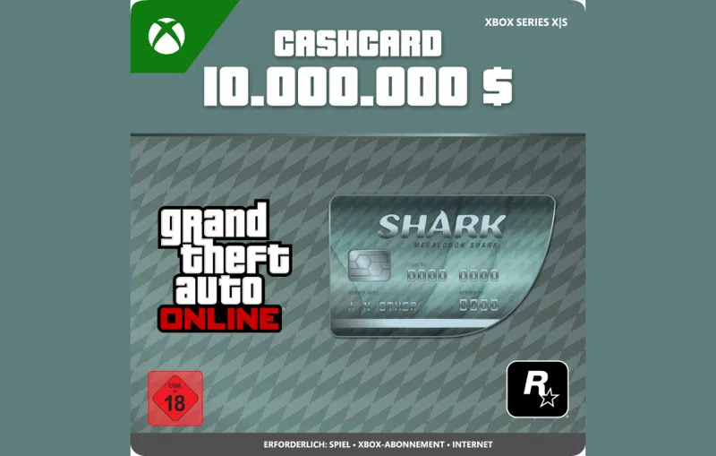 XBOX - GTA Online Megalodon Shark Cash Card